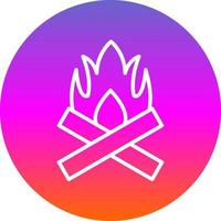 Bonfire Vector Icon Design