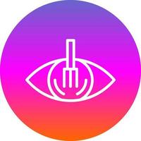 Eye Spoon Vector Icon Design