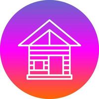 Cabin Vector Icon Design