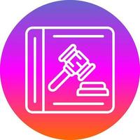 Law Book Vector Icon Design