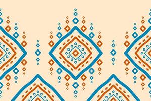 Geometric ethnic oriental seamless pattern traditional. Fabric Aztec pattern background. Indian style. vector