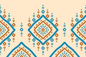 Geometric ethnic oriental seamless pattern traditional. Fabric Aztec pattern background. Indian style. vector