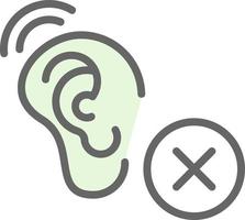 Deaf Vector Icon Design