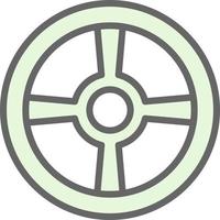 Wheel Vector Icon Design