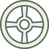 Wheel Vector Icon Design