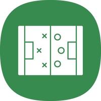 Hockey Field Vector Icon Design