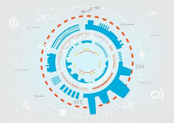 tech circle minimal