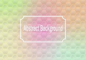 abstract hexagon background vector