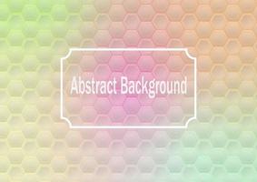 abstract hexagon background vector