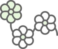 Flowers Vector Icon Design