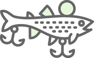 Fishing Baits Vector Icon Design