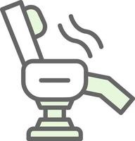 Massage Chair Vector Icon Design