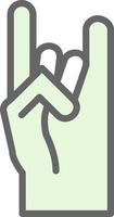 Sign Language Vector Icon Design