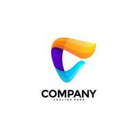 C colorful logo vector illustration.