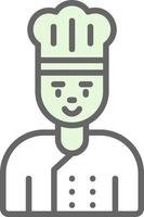 diseño de icono de vector de chef