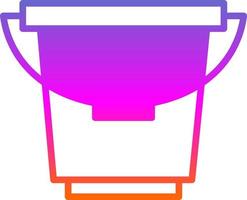 Bucket Vector Icon Design