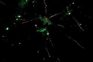 colorful  fireworks in sky photo