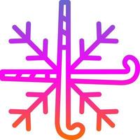 Snowflake Vector Icon Design