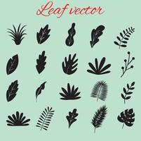 leaf vector collections set. leaf icon collection .