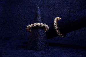 Traditional gold and diamond jwellery photo