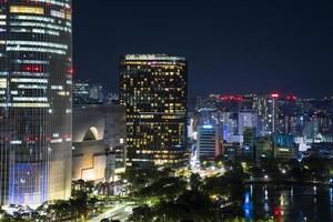 Night view around Seoul, Korea photo