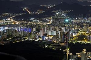paisaje de apartamentos en seúl, corea