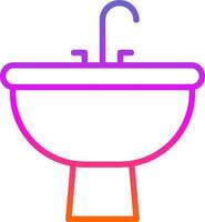 Sink Vector Icon Design