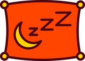 icono de vector de siesta