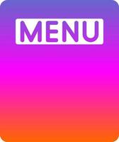 Menu Vector Icon Design