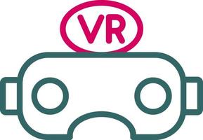 Virtual Reality Glasses Vector Icon