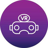 Virtual Reality Glasses Vector Icon