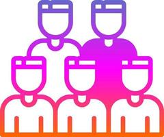 Crowd Vector Icon Design