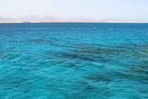 beautiful Red Sea coast on hot egypt photo