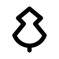 tree icon silhouette vector