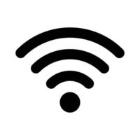 Wi-Fi icon outline vector