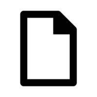 document icon outline vector