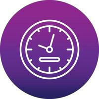 Wall Clock Vector Icon