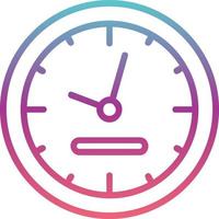 Wall Clock Vector Icon