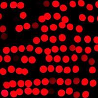 Unfocused abstract red bokeh on black background. defocused and blurred many round light photo