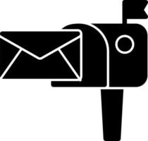 Mailbox Vector Icon Design