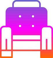 Armchair Vector Icon Design