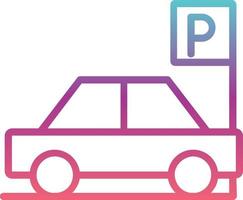 Car Parking Vector Icon