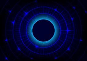 Abstract Neon Blackhole Aura Center Background vector