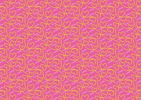 línea abstracta corazón papel tapiz patrón papel envoltura fondo vector