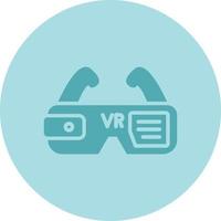 icono de vector de gafas ar