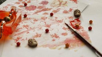 Closeup of A Painting Being Painted In Karachi Pakistan 2023 photo