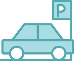 Car Parking Vector Icon