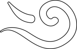 Design element circles swirls. vector