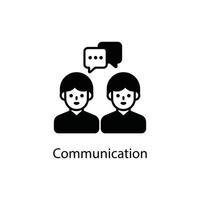 Communication Vector outline Business and Finanace  Style Icon. EPS 10