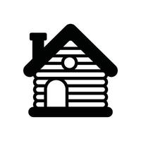 House Vector Icon Christmas solid  Style Illustration. EPS 10